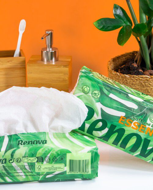 Len&ccedil;os Faciais Renova Essential Soft Pack 200un