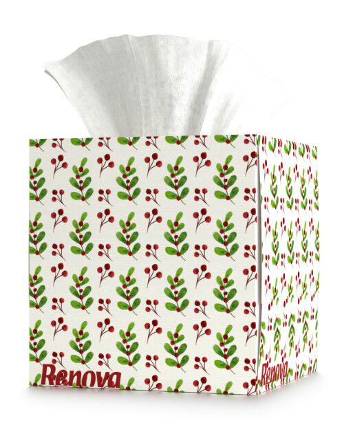 Facial Tissues Holly Jolly Christmas