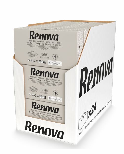 Facial tissues BLK MAXI 24x100