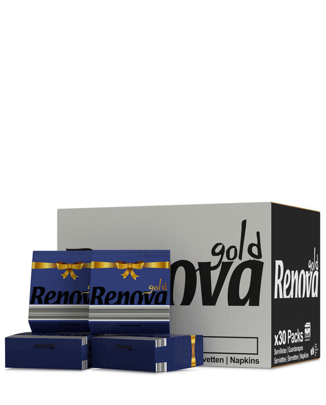 Serviettes Gold Bleu x30 Serviettes Gold Bleu x30