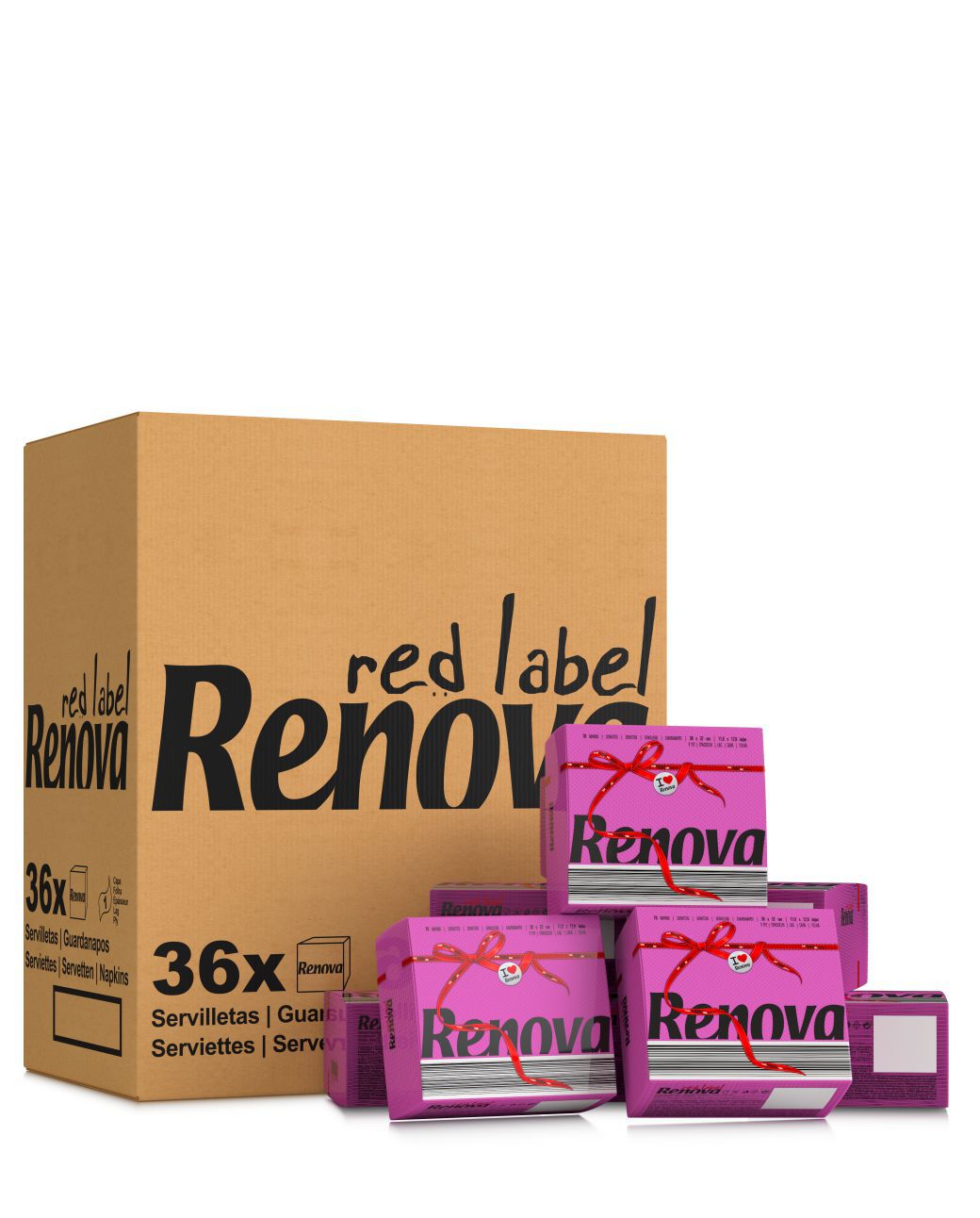 Servilletas Fucsia x36