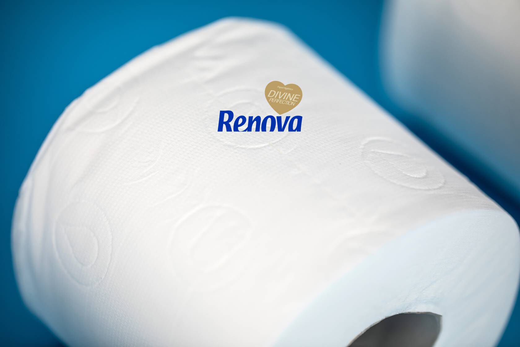 Papel Higi&eacute;nico Renova Divine