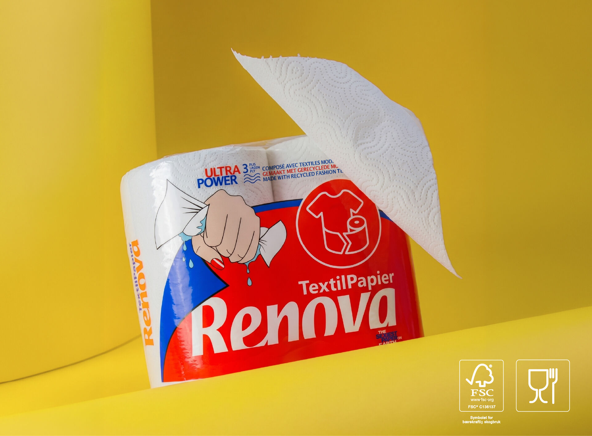 Kitchen Roll - Textile Paper - Textil Papier Renova