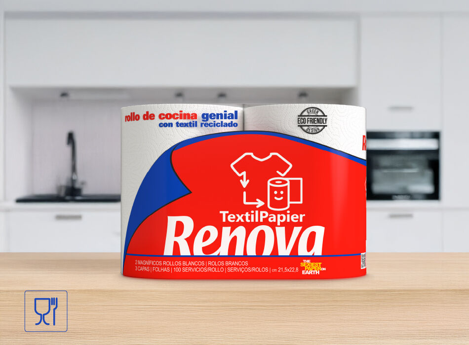 Kitchen Roll - Textile Paper - Textil Papier Renova