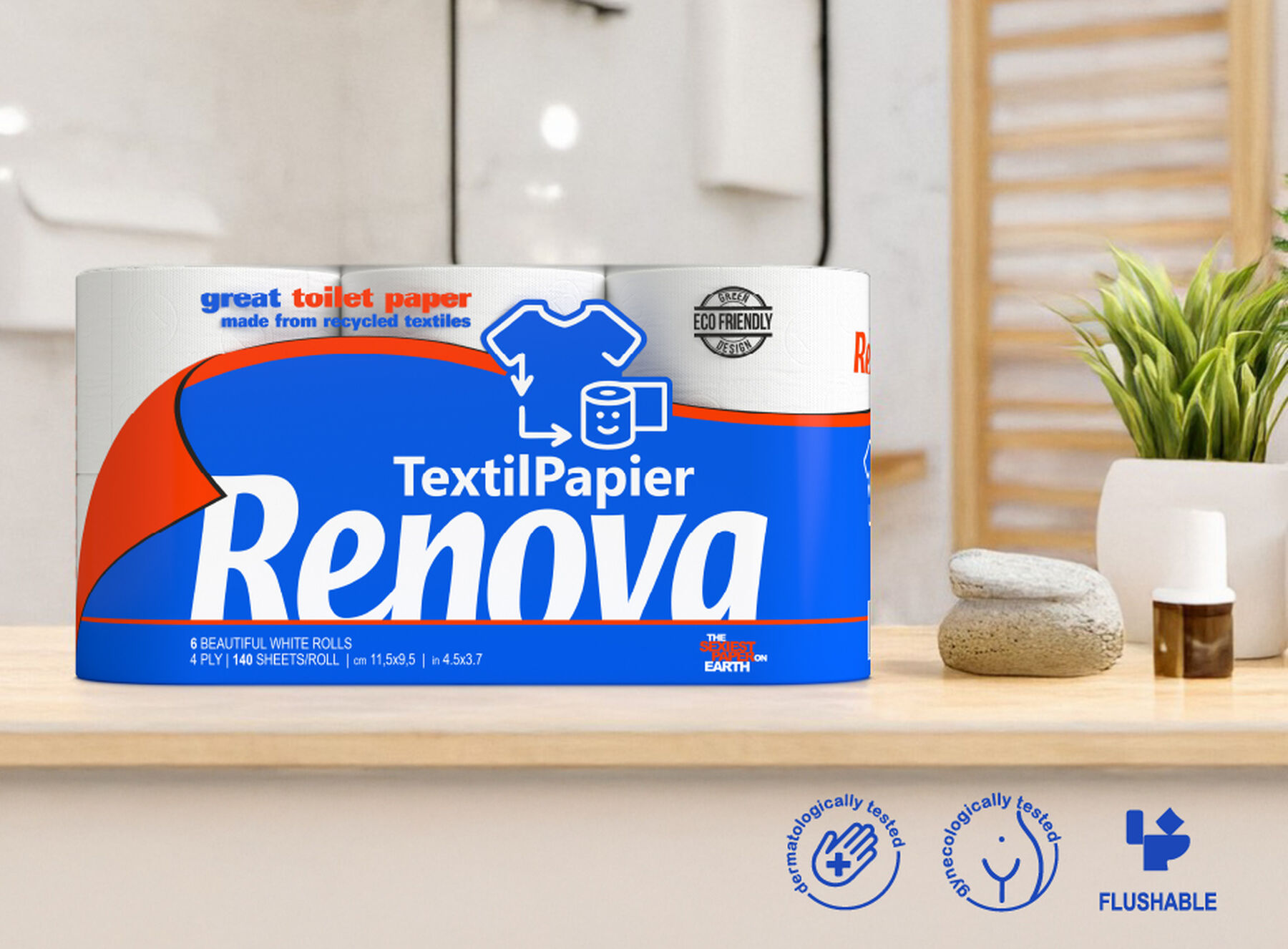 Textil Papper Renova Textilpapier