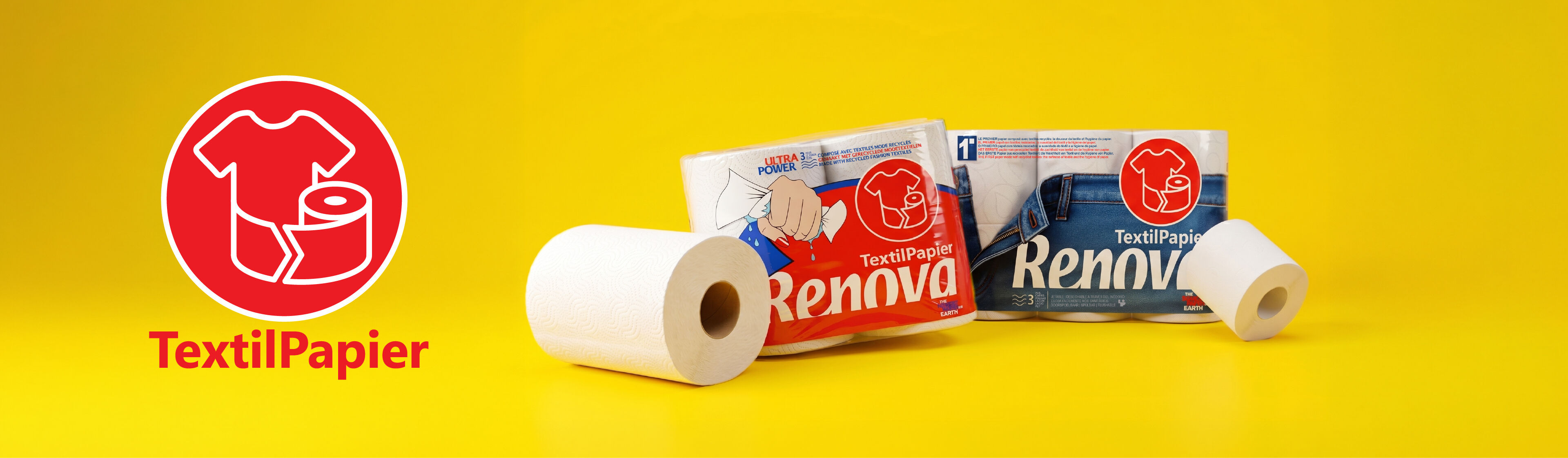 Banner TextilPapier products Mobile
