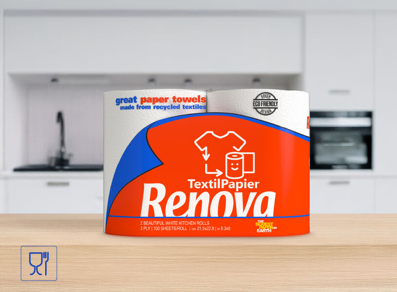Textil Papper Renova Textilpapier