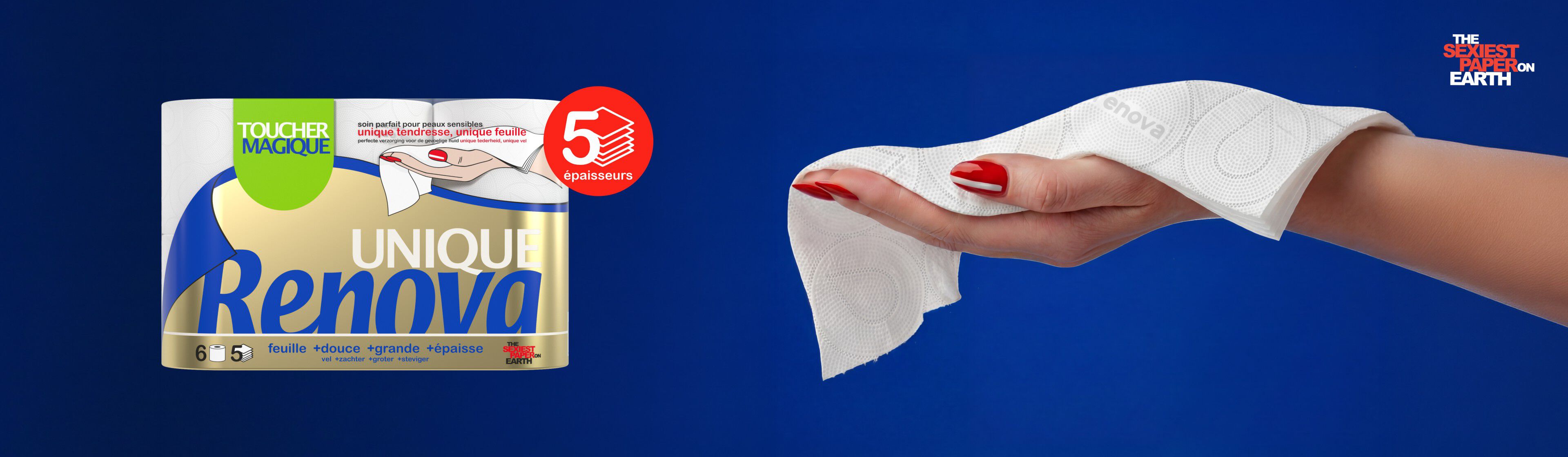 Papier Toilette Renova Unique - Banner Mobile