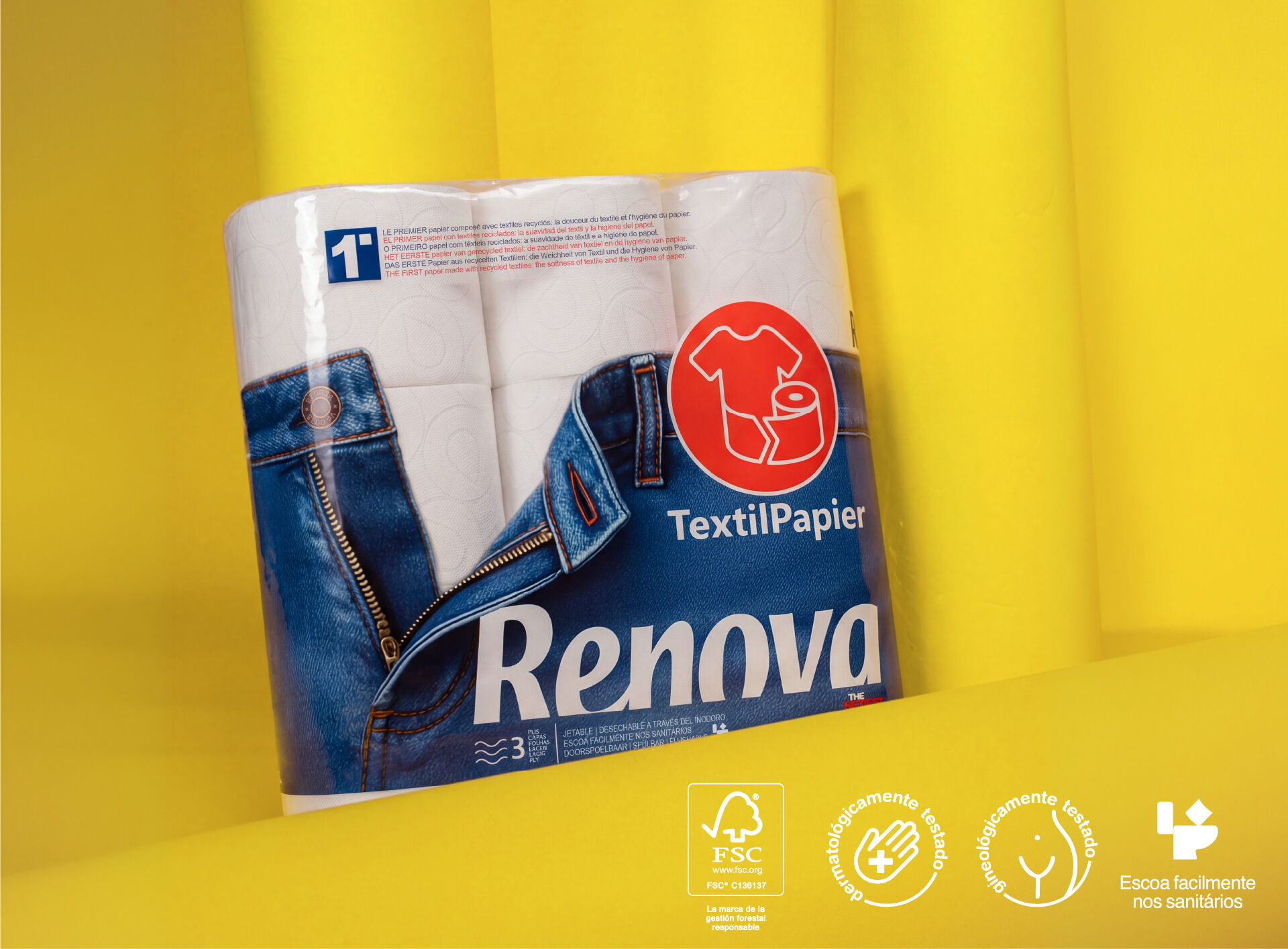 Banner Textil Papier Renova Mobile
